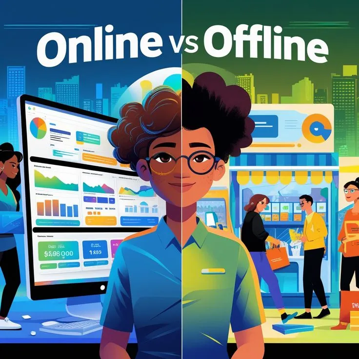 Online vs Offline Business Model